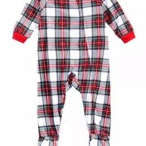 Baby Stewart Plaid Print Footed Pajama Size 18 Months